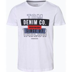 Tom Tailor Denim - T-shirt męski, czarny. Czarne t-shirty męskie marki TOM TAILOR DENIM, xl, z nadrukiem, z denimu. Za 59,95 zł.
