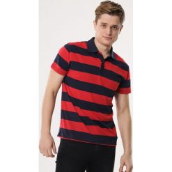 Czerwona Koszulka American City. Czerwone koszulki męskie Born2be, xl, bez wzorów, polo, bez rękawów. Za 49,99 zł.