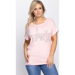 Różowa Bluzka All Shook Up. Czerwone bluzki damskie marki Born2be, l. Za 34,99 zł.