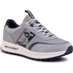 Sneakersy NAPAPIJRI - Late NP0A4ES6H Block Grey HA1. Szare sneakersy męskie Napapijri, na co dzień, na lato, bez wzorów, ze skóry, eleganckie, bez zapięcia. W wyprzedaży za 329,00 zł.