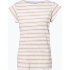 Calvin Klein Womenswear - T-shirt damski, pomarańczowy. Pomarańczowe t-shirty damskie marki Calvin Klein Womenswear, l, w paski, prążkowane, retro, bez kołnierzyka. Za 269,95 zł.