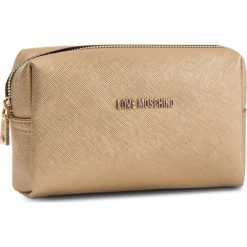 Kosmetyczka LOVE MOSCHINO - JC5391PP06LQ0901 Oro. Żółte kosmetyczki męskie marki Love Moschino, ze skóry ekologicznej. Za 209,00 zł.
