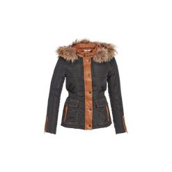 Kurtki pikowane Betty London BAMBOU. Czarne kurtki damskie Betty London, s, bez wzorów, bez kaptura. W wyprzedaży za 219,50 zł.