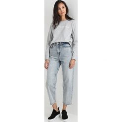 Calvin Klein Jeans INSTITUTIONAL LOGO SWEATSHIRT Bluza light grey heather. Szare bluzy damskie Calvin Klein Jeans, s, z bawełny. Za 399,00 zł.