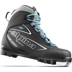 Alpina buty do narciarstwa biegowego T 5 Eve black/blue/white 35. Niebieskie buty sportowe damskie Alpina, bez wzorów, z włókna, klasyczne, narciarskie, thinsulate. W wyprzedaży za 179,00 zł.