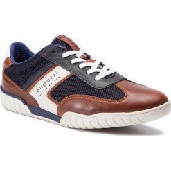 Sneakersy BUGATTI - 321-70801-3259-6041 Brown/Dark Blue. Pomarańczowe sneakersy męskie Bugatti, bez zapięcia. W wyprzedaży za 259,00 zł.