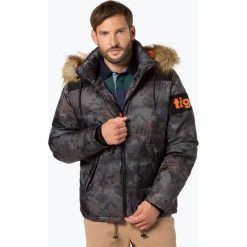 Tigha - Męska kurtka pikowana – Kleist, zielony. Zielone kurtki męskie pikowane marki Tigha, m, z kapturem. Za 599,95 zł.