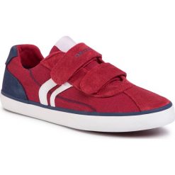Sneakersy GEOX - J Kilwi B. I J82A7I 01022 C0106 S Red/Blue. Czerwone trampki chłopięce Geox, bez wzorów, ze skóry, na rzepy. W wyprzedaży za 219,00 zł.