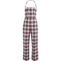 Kombinezony damskie: Topshop B&B CHECK BUST Kombinezon grey