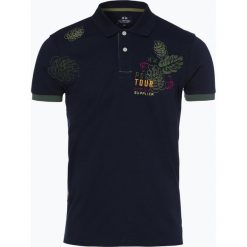 La Martina - Męska koszulka polo, niebieski. Niebieskie koszulki polo męskie marki La Martina, xl, z nadrukiem. Za 699,95 zł.