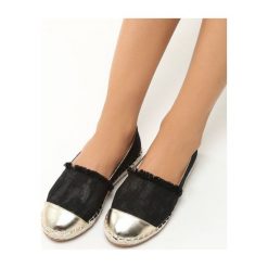 Tomsy damskie: Czarne Espadryle Acante