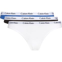Calvin Klein 3-pack Spodenki Czarny Niebieski Biały. Niebieskie figi damskie Calvin Klein, l, bez wzorów, z elastanu. Za 188,95 zł.