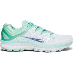 Buty Saucony Guide ISO W Morska Zieleń Białe. Żółte buty sportowe damskie Saucony, bez wzorów, z gumy, do biegania. Za 349,99 zł.