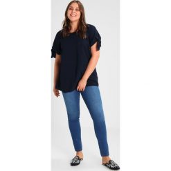 Bluzki asymetryczne: Evans FRONT BACK TIE SLEEVE Bluzka navy
