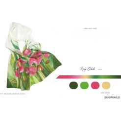 Apaszki damskie: Rosy Glade – Jedwabny Szal