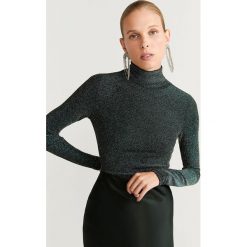 Mango - Bluzka Briyicam. Zielone bluzki damskie Mango, m, z elastanu. Za 119,90 zł.