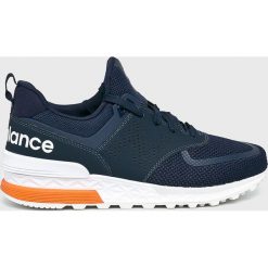 New Balance - Buty MS574PCN. Niebieskie buty fitness męskie marki New Balance, z materiału, na sznurówki. W wyprzedaży za 359,90 zł.
