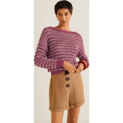 Mango - Sweter Dalia. Czerwone swetry damskie Mango, m, z nadrukiem, z poliesteru, bez rękawów, bez kaptura. W wyprzedaży za 49,90 zł.