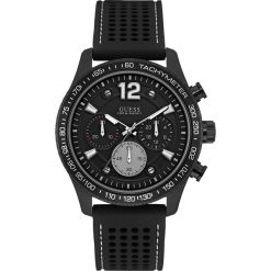 Zegarek GUESS - Fleet W0971G1 BLACK/BLACK. Czarne zegarki męskie Guess. W wyprzedaży za 489,00 zł.