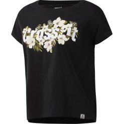 T-shirty damskie: KOSZULKA REEBOK CF FLORAL READ EASY BLACK
