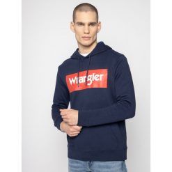 Bluza Wrangler Logo W6B9HA114. Niebieskie bluzy męskie Wrangler, m, bez wzorów, bez kołnierzyka, bez rękawów, bez kaptura. W wyprzedaży za 179,00 zł.