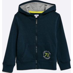 Blukids - Bluza dziecięca 98-128 cm. Czarne bluzy męskie rozpinane marki Blukids, z bawełny, z kapturem. W wyprzedaży za 39,90 zł.