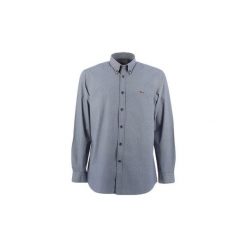 Koszule z długim rękawem Harmont Blaine CRA 026. Niebieskie koszule męskie Harmont Blaine, xl, bez wzorów, bez kołnierzyka, z długim rękawem. Za 633,95 zł.