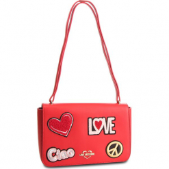 Torebka LOVE MOSCHINO - JC4083PP17LJ0500 Rosso. Czerwone torebki klasyczne damskie Love Moschino, na imprezę, bez wzorów, ze skóry ekologicznej, bez dodatków. W wyprzedaży za 639,00 zł.