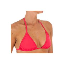 Góra kostiumu kąpielowego MAE damska. Różowe t-shirty damskie OLAIAN, bez wzorów, z elastanu, bez rękawów. Za 11,99 zł.