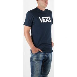 Vans Koszulka Niebieski. Niebieskie podkoszulki męskie Vans, s, z nadrukiem, z bawełny, z krótkim rękawem. Za 128,95 zł.
