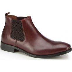 Buty męskie. Brązowe sztyblety męskie Wittchen, ze skóry, bez zapięcia. W wyprzedaży za 314,41 zł.