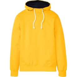 Bluza z kapturem bonprix żółty szafranowy - ciemnoniebieski. Żółte bluzy męskie bonprix, xl, z kapturem. Za 89,99 zł.