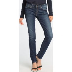 Tommy Hilfiger - Jeansy Milan. Niebieskie jeansy damskie TOMMY HILFIGER, m, z obniżonym stanem. Za 449,90 zł.