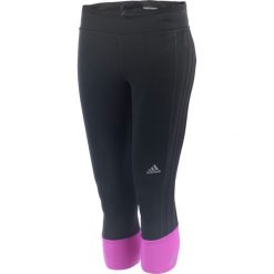 Legginsy: legginsy do biegania damskie ADIDAS RESPONSE 3/4 TIGHTS / AX6597