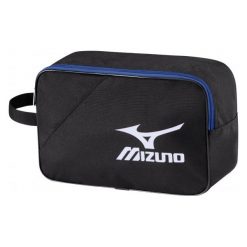 Mizuno Torba Na Buty Team Shoes Case Black/Blue. Niebieskie torby podróżne marki Mizuno, bez wzorów, sportowe. W wyprzedaży za 49,00 zł.