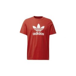 T-shirty z krótkim rękawem adidas Koszulka Trefoil. Czerwone koszulki męskie Adidas, xl, bez wzorów, bez kołnierzyka, z krótkim rękawem, krótkie. Za 99,95 zł.