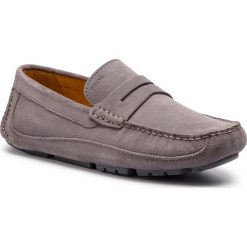 Mokasyny GEOX - U Melbourne A U722TA 00022 C9004 Anthracite. Szare mokasyny męskie Geox, ze skóry, eleganckie. W wyprzedaży za 269,00 zł.