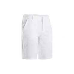 Spodenki do golfa Ultralight męskie. Białe spodenki i szorty męskie INESIS, m, bez wzorów, z elastanu. Za 99,99 zł.