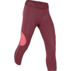 Legginsy sportowe 3/4, Level 1 bonprix czerwony klonowy - dymny malinowy. Spodnie damskie bonprix. Za 44,99 zł.