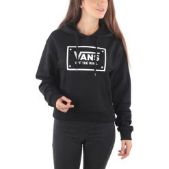 Vans Boom Boom Bluza Czarny. Czarne bluzy damskie Vans, l, z nadrukiem, z bawełny. Za 274,95 zł.