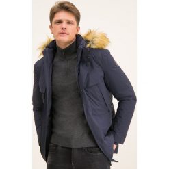 Parka Napapijri Skidoo N0YKAR. Niebieskie kurtki męskie Napapijri, na zimę, xl, bez wzorów, z elastanu, bez kaptura. W wyprzedaży za 1659,00 zł.