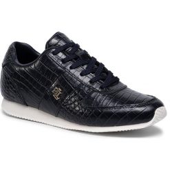Sneakersy LAUREN RALPH LAUREN - Cate 802759750001 Lauren Nav. Niebieskie półbuty damskie Lauren Ralph Lauren, ze skóry. Za 629,00 zł.