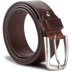 Pasek Męski LEE - LF045024 95 Dark Brown. Brązowe paski męskie Lee, w paski, ze skóry. W wyprzedaży za 149,00 zł.
