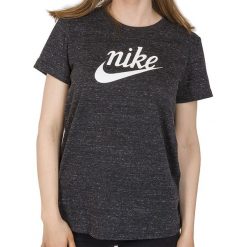 NIKE SPORTSWEAR TEE > CK4371-010. Bluzki sportowe damskie Nike, l, bez wzorów, z bawełny, z okrągłym kołnierzem, z krótkim rękawem, krótkie, bez kaptura. Za 99,99 zł.