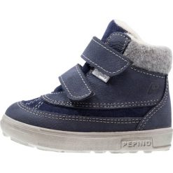 Pepino FREDDY Śniegowce see/nautic. Niebieskie buty chłopięce zimowe Pepino, z materiału. W wyprzedaży za 237,30 zł.