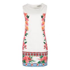Sukienki: Desigual Sukienka Damska Cher 42 Biały