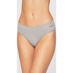 Dkny - Figi. Szare majtki damskie DKNY, s, z poliesteru. W wyprzedaży za 79,90 zł.