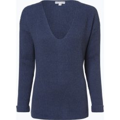 Marie Lund - Sweter damski, niebieski. Niebieskie swetry klasyczne damskie Marie Lund, l, z dzianiny, z dekoltem w serek. Za 229,95 zł.