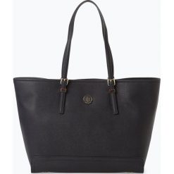 Tommy Hilfiger - Damska torba shopper – Honey, niebieski. Niebieskie torby damskie na zakupy TOMMY HILFIGER, bez wzorów, eleganckie, z tłoczeniem, bez dodatków. Za 749,95 zł.