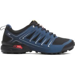 Granatowe Buty Sportowe Cocktails. Niebieskie halówki męskie Born2be, z materiału, na sznurówki. Za 169,99 zł.
